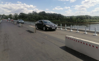 Открыто движение по мосту через р.Чумыш в Заринске